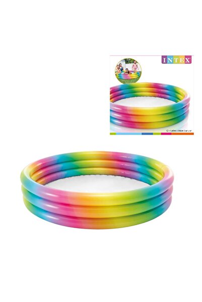 Intex Φουσκωτή Παιδική Πισίνα Όμπρε 147x33 (58439NP)