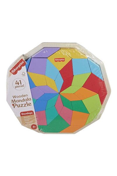 FISHER PRICE Ξύλινο Παζλ Μάνταλα 41 Τεμάχια (HXT94)