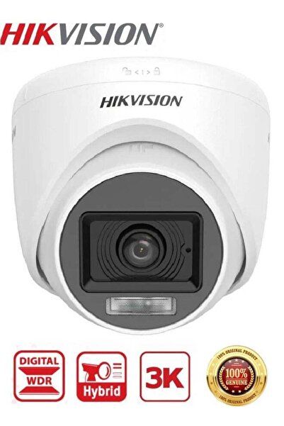 Hikvision كاميرا تناظرية DS-2CE76K0T-LPFS بدقة 3K وعدسة ثابتة 2.8 مم للاستخدا...