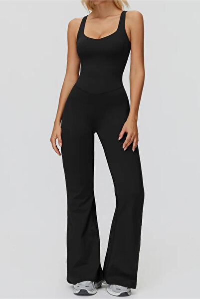 Fizion Salopera sport-eleganta Bella Flare, Negru