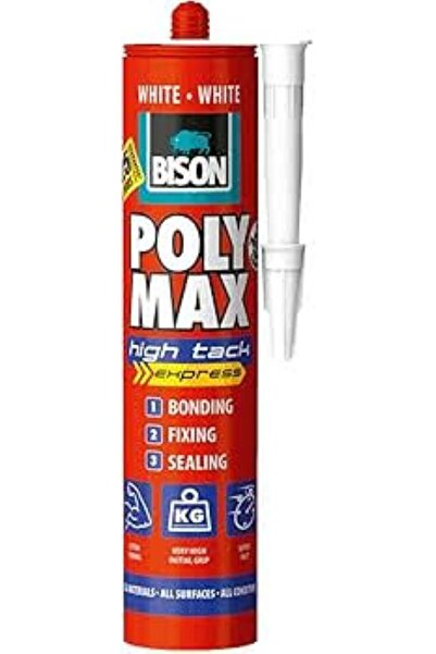 Bison Poly Max High-Tech Universal Construction Adhesive 425g, White