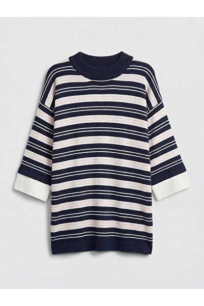 LC Waikiki Peak New Season Striped Girls' Knitwear Sweater