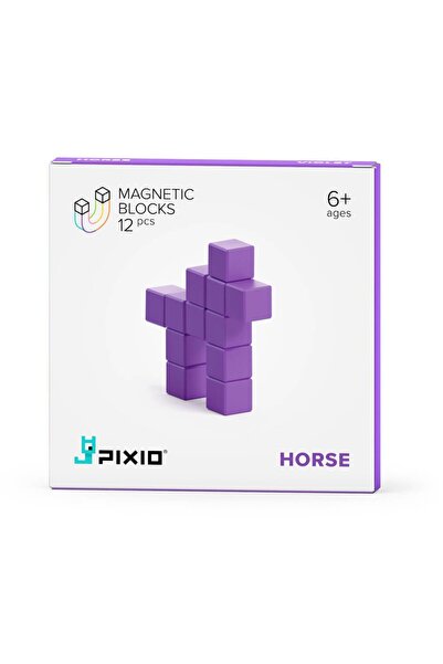Generic Brand Cal violet deschis 12 piese de construcție |   Seria de culori