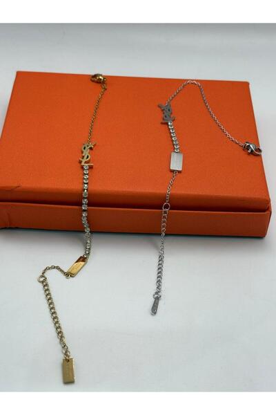 Generic Tennis Bracelet with Distinctive Letter and Clear Stones – Boldness w...