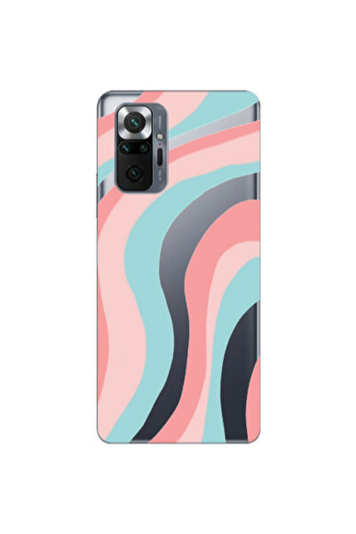 Other Xiaomi Redmi Note 10 Pro 4G Colored lines Transparent Silicone TPU Θήκη