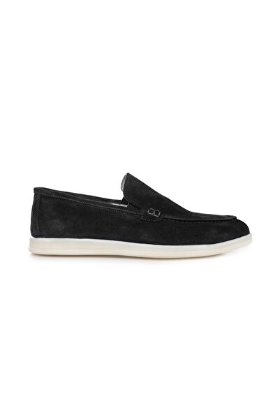 Jakamen Black 100% Leather Eva Sole Casual Shoes