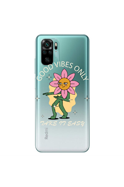 Other Xiaomi Redmi Note 10S Good Vibes Only Transparent Silicone TPU Θήκη