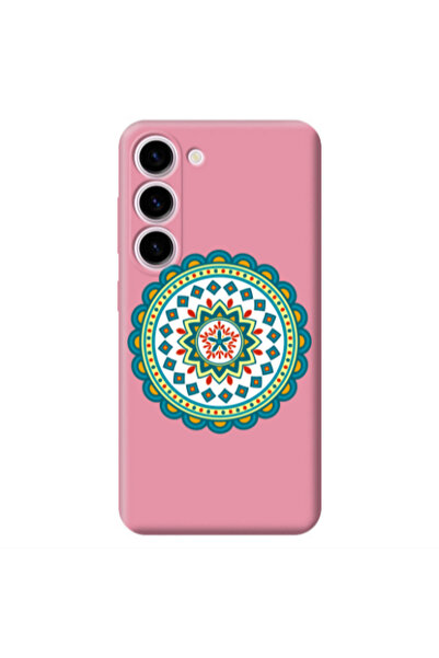 Other Samsung S23 Plus Mandala D11 Pink Colored Silicone TPU Θήκη