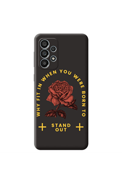 Other Samsung A33 Stand out Black Colored Silicone TPU Θήκη