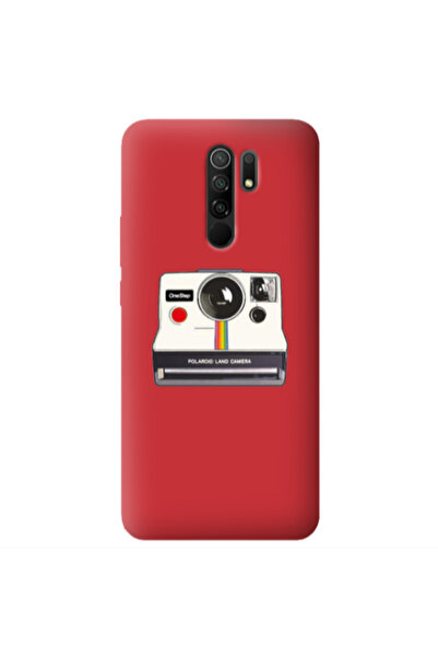 Other Xiaomi Redmi 9 Polaroid land camera Red Colored Silicone TPU Θήκη