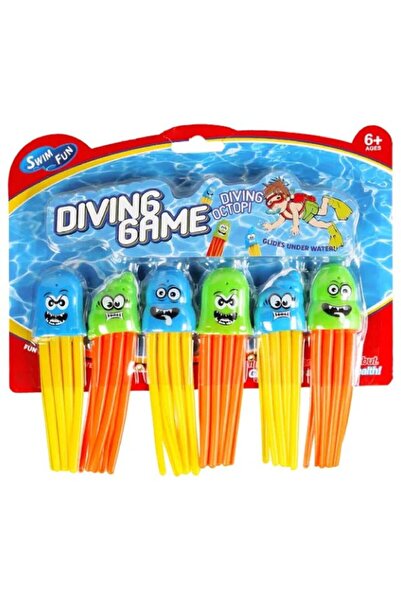 Mondo Diving Speedy Squid Toys 6 Pcs