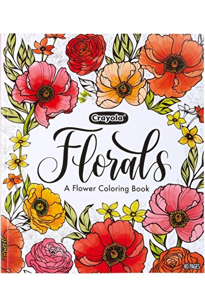 Crayola كتاب تلوين من 40 صفحة، ألوان متفتحة