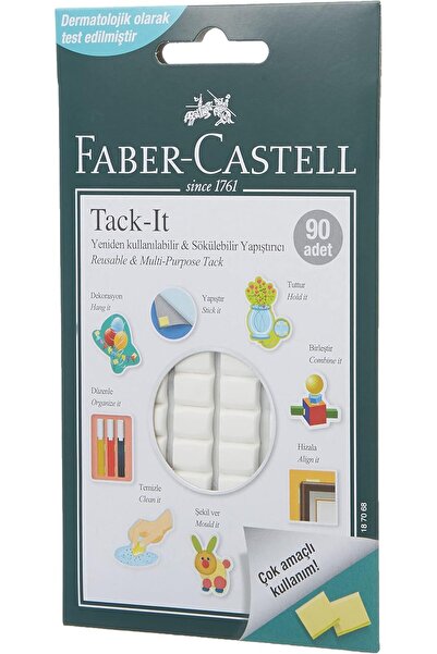 Genel Markalar Tack It 50 Gr Yapıştırıcı, Sökülebilir ve Yeniden Kullanılabilir Yapıştırıcı (Çok Renkli, Asorti)