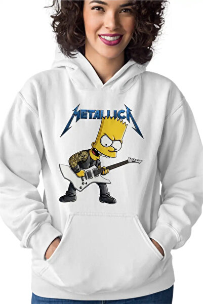 OEM Γυναικείο Φούτερ Metallica The Simpsons Bart Merch