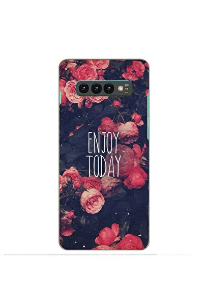 OEM Husa compatibila cu Samsung Galaxy S10 Silicon Gel Tpu Model Enjoy Today
