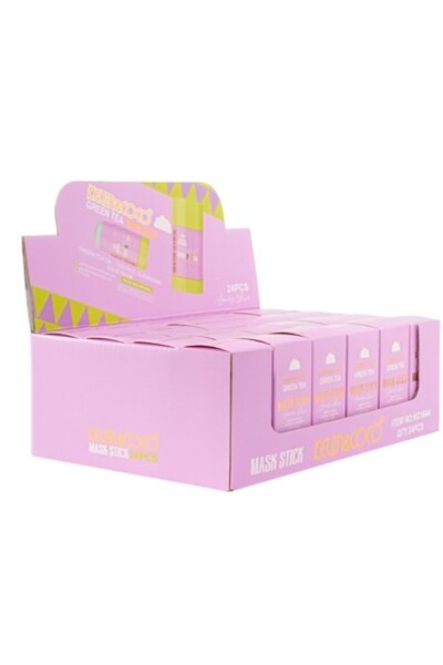 Flippy Set 24 Bucati Masca Stick pentru Fata KEVIN & COCO Green Tea, Extract ...