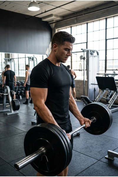 DKECCI Men's Dry Touch Fabric Quick-Drying Breathable Sports T-Shirt Fitness and Training T-Shirt