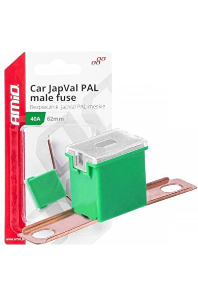 AMIO Ασφάλεια Japval Pal Male 62mm 40a Πράσινο 1 τεμάχιο 03428/am Κωδικός: 03428