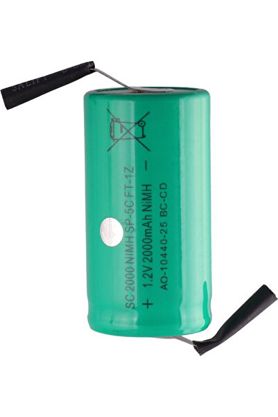 Other Volte-Tel Επαναφορτιζόμενη Μπαταρία Ni-MH 2000mAh 1.2V με Λεπίδα 1 τεμάχιο