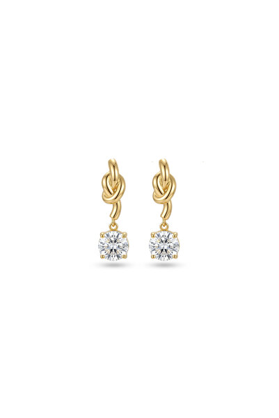 Charmist Steel Dangle Marquise Earrings