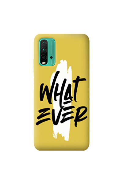 Other Xiaomi Poco M3 What Ever Yellow Colored Silicone TPU Θήκη