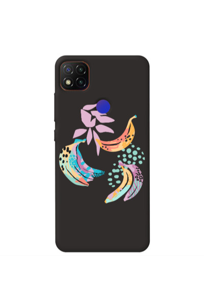 Other Xiaomi Redmi 9c Banana Black Colored Silicone TPU Θήκη