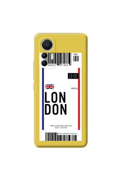 Other Xiaomi Mi 12 Lite London Arrival Yellow Colored Silicone TPU Θήκη