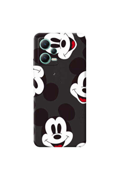 Other Xiaomi Redmi Note 12 Pro 5G Mickey Mouse Black Colored Silicone TPU Θήκη