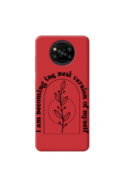 Other Xiaomi Poco X3 /X3 Pro I am Becoming Red Colored Silicone TPU Θήκη
