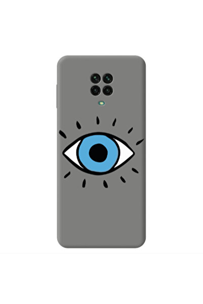 Other Xiaomi Redmi Note 9 Pro Shining Eye Grey Colored Silicone TPU Θήκη