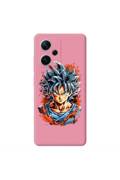 Other Xiaomi Poco X5 Anime Goku Pink Colored Silicone TPU Θήκη