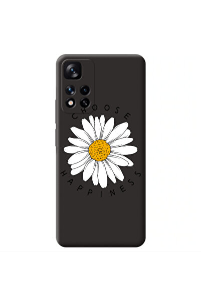 Other Xiaomi Redmi Note 11 Pro 5G Chose Happines Black Colored Silicone TPU Θήκη