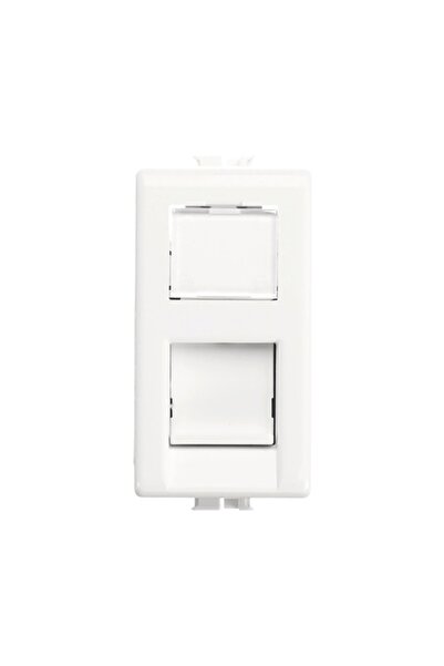 OEM Priză date RJ45 simplă Bticino Matix CAT5e, alb