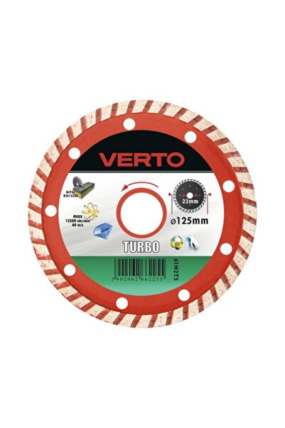 OEM Диамантен диск Verto Turbo Ø125x2x22.2 мм