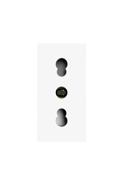 OEM Livolo grounded single socket italian model white