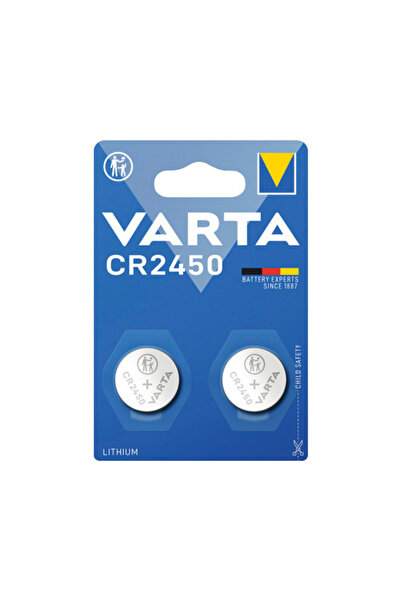 OEM Baterii buton litiu Varta CR2450 3V 560mAh, pachet 2 bucăți