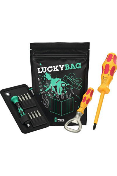 OEM Set biți cu șurubleniță WERA Luckybag 11 piese
