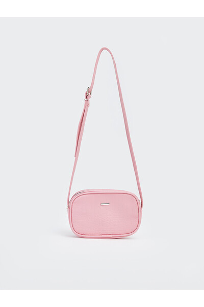 LC Waikiki Pink Leather Look Girl's Shoulder Bag