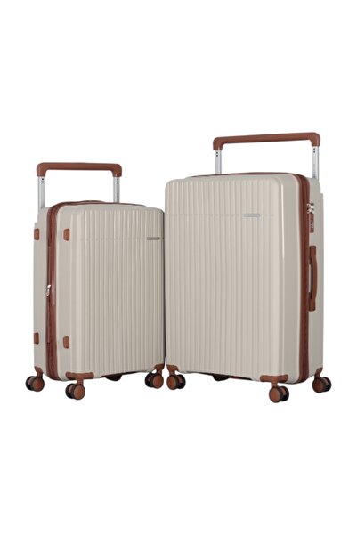 AVIATOR Brand 2-Piece Travel Luggage Set - 28 + 24 Inch - Durable Polypropyle...