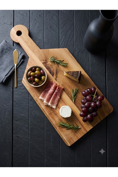 WISEM Acacia Cutting and Presentation Board (48 X 21 cm)