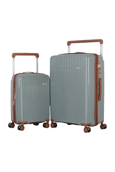 AVIATOR Brand 2-Piece Travel Luggage Set - 28 + 20 Inch - Durable Polypropyle...