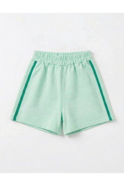 mirkidsclub Unisex Children's Double Striped Sports Combed Cotton Shorts with...