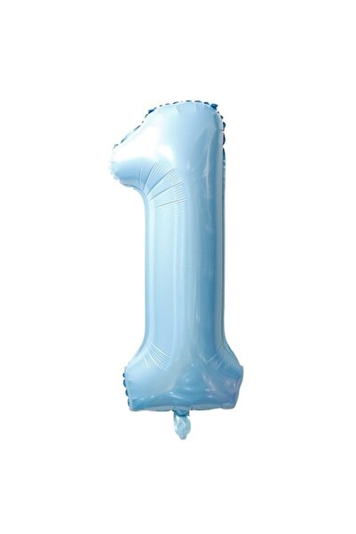 OEM Balon din folie număr, 102cm, Albastru deschis