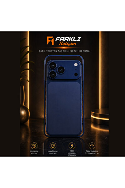 FARKLI İLETİŞİM İPHONE 14 PRO UYUMLU 17 PRO GÖRÜNÜM DÖNÜŞÜM SETİ ARKA KAPLAMA...