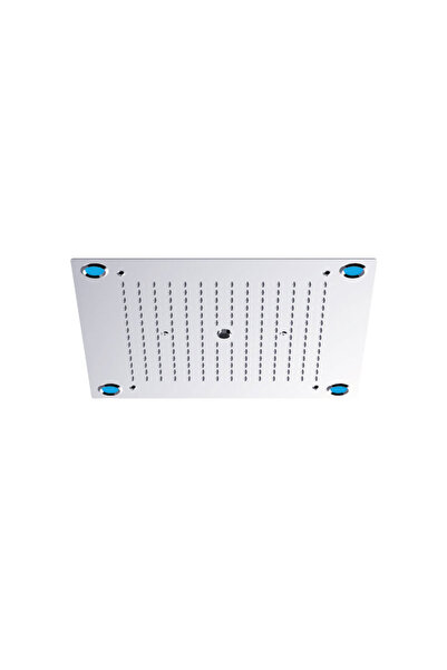 Karag Επιτοίχια κεφαλή ντους με φωτισμό LED T806 50x50cm (T806)