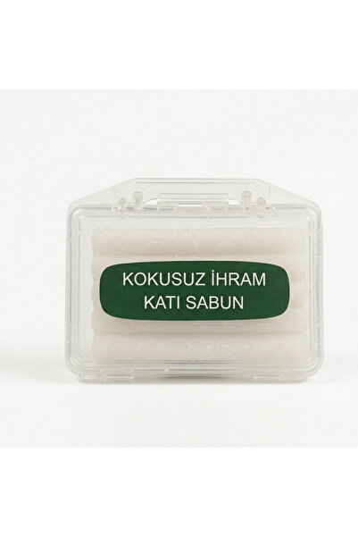 Hac&UmreSetim İhrama Uygun Kokusuz Katı Sabun ve Seyahat Tipi Sabunluğu
