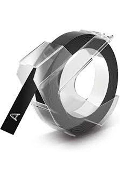 Samsonite DYMO S0898130 Kabartma Şerit, 9 mmx3 mt, Siyah 520109