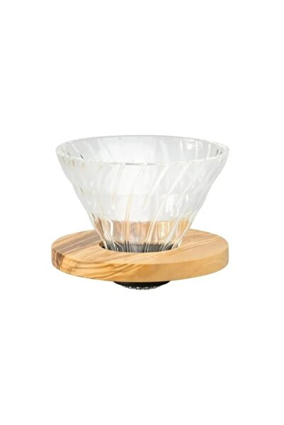 Cafista Glass Coffee Drip Funnel with Wooden Stand 02