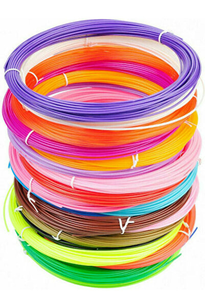 Factory Νήμα εκτυπωτή 3D PLA 1.75mm Πολύχρωμο 26962 10 τεμάχια (Αναπλήρωση) Κ...