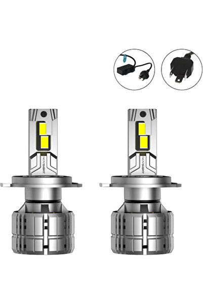 NOVSIGHT Λάμπες Αυτοκινήτου H4 LED 6500K Ψυχρό Λευκό 12V 100W 2 τεμάχια